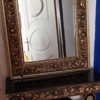 آینه کنسول چوبی شیک