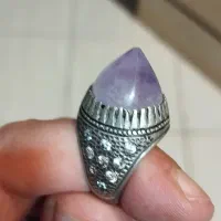 انگشتر قدیمی سنگ امیتیس