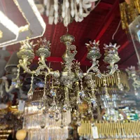 ۶شاخه برنزی باحباب وکرستال