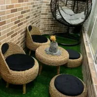 میزو صندلی حصیری ظرفیت تخفیف جشنواره فقط 10تا|مبلمان خانگی و میز عسلی|کهک, |دیوار