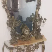 اینه شمعدان برنجی