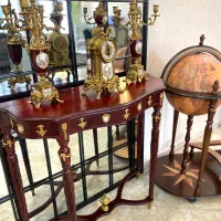 اینه کنسول انتیک فرانسوی لمونژ درحدنو ساعت شمعدان|بوفه، ویترین، کنسول|تهران, حافظیه|دیوار