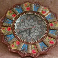 ساعت دیواری خاتم و ایستاده