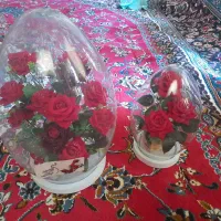 گل مصنوعی حبابی بزرگ۵۰۰ کوچیک ۳۰۰