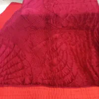 لحاف نو مخمل زرشکی