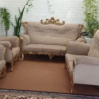 مبل ۷ نفره درحد نو|مبلمان خانگی و میز عسلی|لنجان, |دیوار