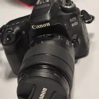 دوربین کنون 80d لنز ۱۸-۱۳۵ و لنز ۵۰ فیکس|دوربین عکاسی و فیلمبرداری|تهران, شهرک غرب|دیوار