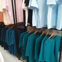 تیشرت ساده نخ پنبه تابستانی