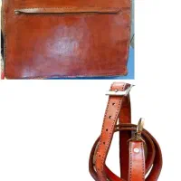 کیف اداری چرم طبیعی دستدوز|کیف، کفش، کمربند|بروجن, |دیوار