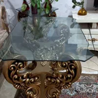 یک میز و دوعدد گلمیز چوبی|مبلمان خانگی و میز عسلی|شیراز, شیخ روزبهان|دیوار