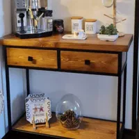 کنسول چوب و فلز