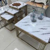 ست عسلی و جلومبلی استیل