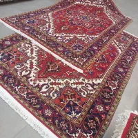 فرش دستباف(بساک)جفت ۶ متری اصل هریس ۲۵ رج