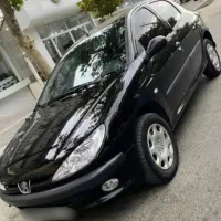 پژو 206 تیپ2 فرانسوی مدل 89 مشکی متالیک