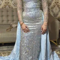 پیرهن مجلسی کاپ دار