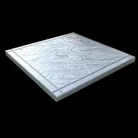 موزاییک سنگ مصنوعی طرح ورقه ای 50 در 50