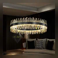 لوستر الماس.مدلهای کریستالی دایره کد۹۶۸۳.AC light