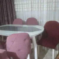 میز غذاخوری ۶ نفره چوب راش