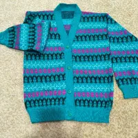 ژاکت بافت طرح سنتی