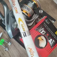 چوب و چرخ ماهیگیری آکبند