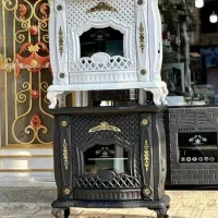 بخاری گازی 37هزار شومینه دو رنگ سفیدومشکی نوآکبند|بخاری، هیتر، شومینه|سمنان, |دیوار