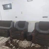 یک دست مبل ۷ نفره به همراه میز|مبلمان خانگی و میز عسلی|زابل, |دیوار