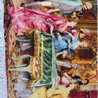 تابلو فرش پاسور باز دست بافت