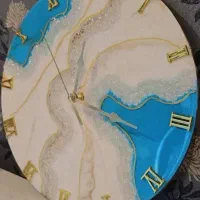 ساعتهای زیبای رزینی|ساعت دیواری و تزئینی|شوشتر, |دیوار