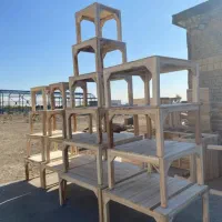 کرسی چوبی ماهلین شده سفارشی ساز با لوازم کامل فول