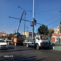 یدکش امداد خودرو جرثقیل بالابرنیسان  شبانه‌روزی