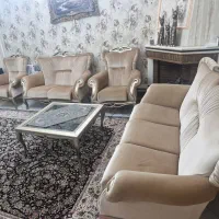 ست ۸ نفره مبلمان و ناهارخوری استیل