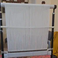 دار قالی به همراه نقشه ونخ و تمام ابزار