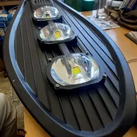 چراغ خیابانی ضدآب 150W فتوسل دارCOB لنزدارامیدنور