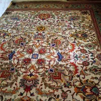 فرش دستباف 12متری رنگ کرم