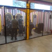 پرده توری نایلونی/پلاستیکی //