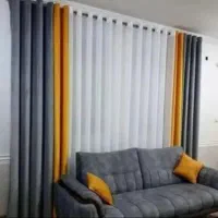 پارچه پرده زبرا. کناف کاغذدیواری ام دی اف آیینه