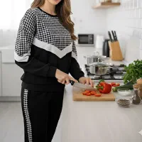 ست زنانه بلوز شلوار پاییزه شیک و مناسب تخفیفی|لباس|باغ بهادران, |دیوار