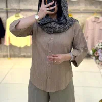 شومیز باکسی نگین دار