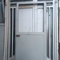 آهن آلات  درب کوچه و انباری تیرآهن|مصالح و تجهیزات ساختمان|خوی, |دیوار