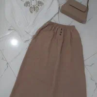 لباس،بلوز و دامن و کیف