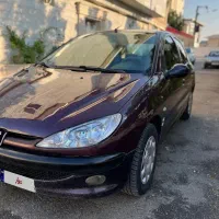 206 تیپ ۵ بادمجانی تمیز مدل ۹۸