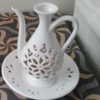 ۷عددگلدان وگلاب پاش طرح مشبک|صنایع دستی و سایر لوازم تزئینی|همدان, |دیوار