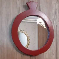 قاب آینه رو میزی مناسب شب یلدا طرح انار سایز ۲۵