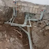 تخریب ساختمان وصل طرح اگو لوله کشی آب فاضلاب
