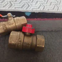 شیرگازی یک اینچ با 3/4 نو نو