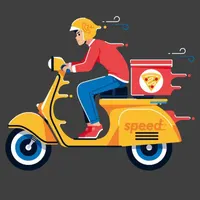 پیک موتوری،فست فود رستوران