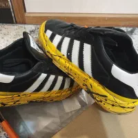 کتونی اسپرت آدیداس مشکی نارنجی