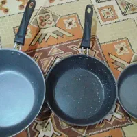 ماهیتابه لبه دار(وک) سه پارچه وارمی ایرانی|ظروف پختوپز|کاشان, شهرک انقلاب|دیوار