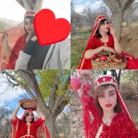 لباس قاجاری جهت عکاسی یلدا