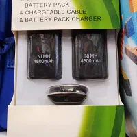 باطری شارژی دوبل  XBOX 360|کنسول، بازی ویدئویی و آنلاین|تهران, امام خمینی|دیوار